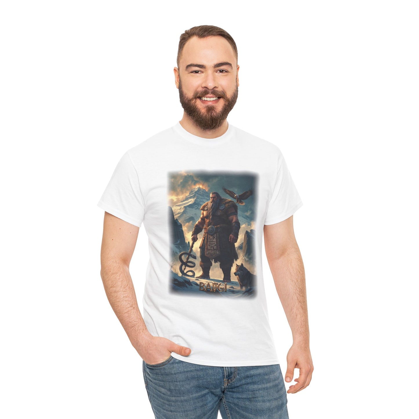 BAUGI T-Shirt - The giant who has a key role in the myth involving the mead of poetry
