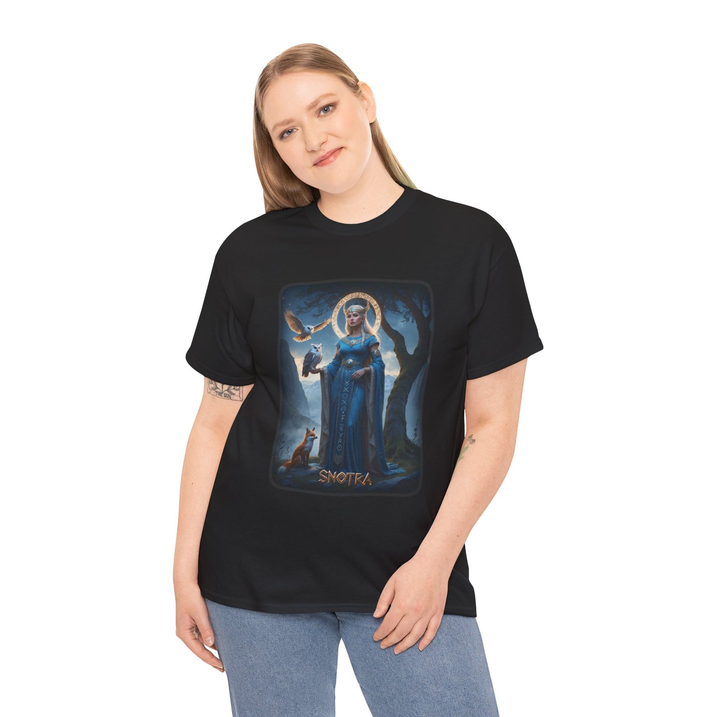 SNOTRA T-Shirt - Goddess associated with wisdom, intelligence, and propriety - Norse Mythology
