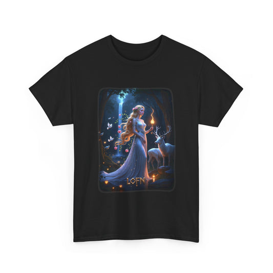 LOFN T-Shirt -  Goddess of love, forbidden relationships, and secret connections - Norse Mythology
