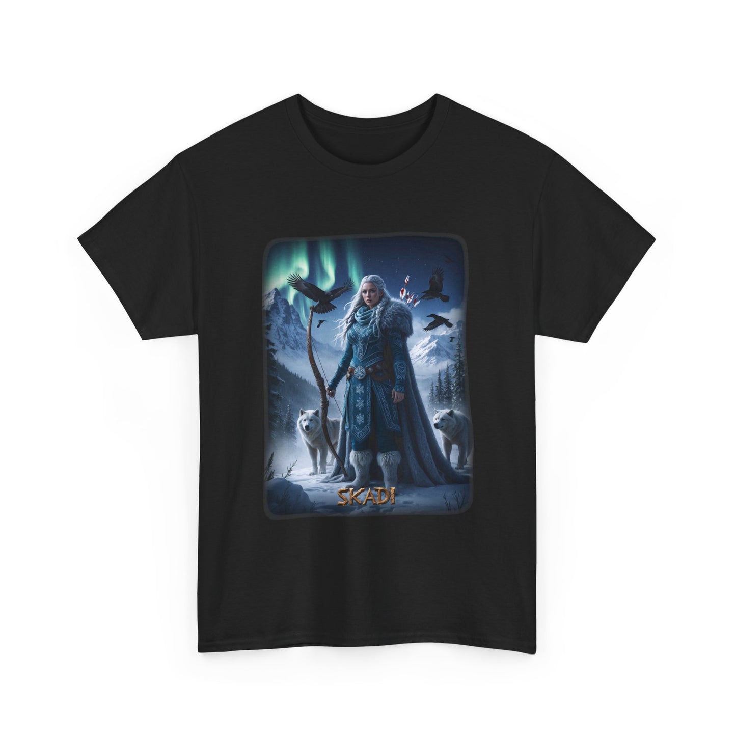 SKADI T-Shirt - Goddess of hunting, winter, and mountains - Norse Mythology