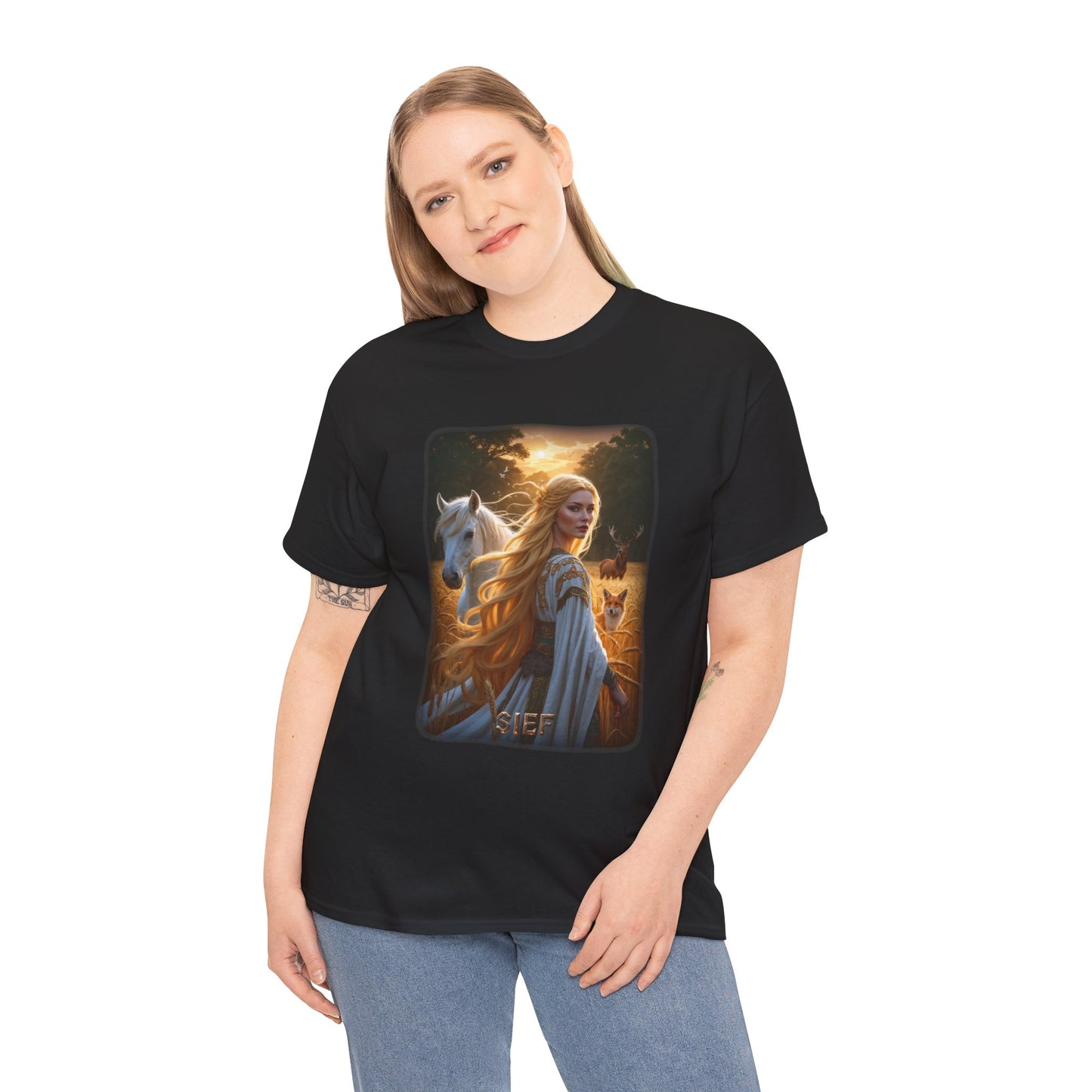 SIF T-Shirt - Best known as the wife of Thor - Norse Mythology