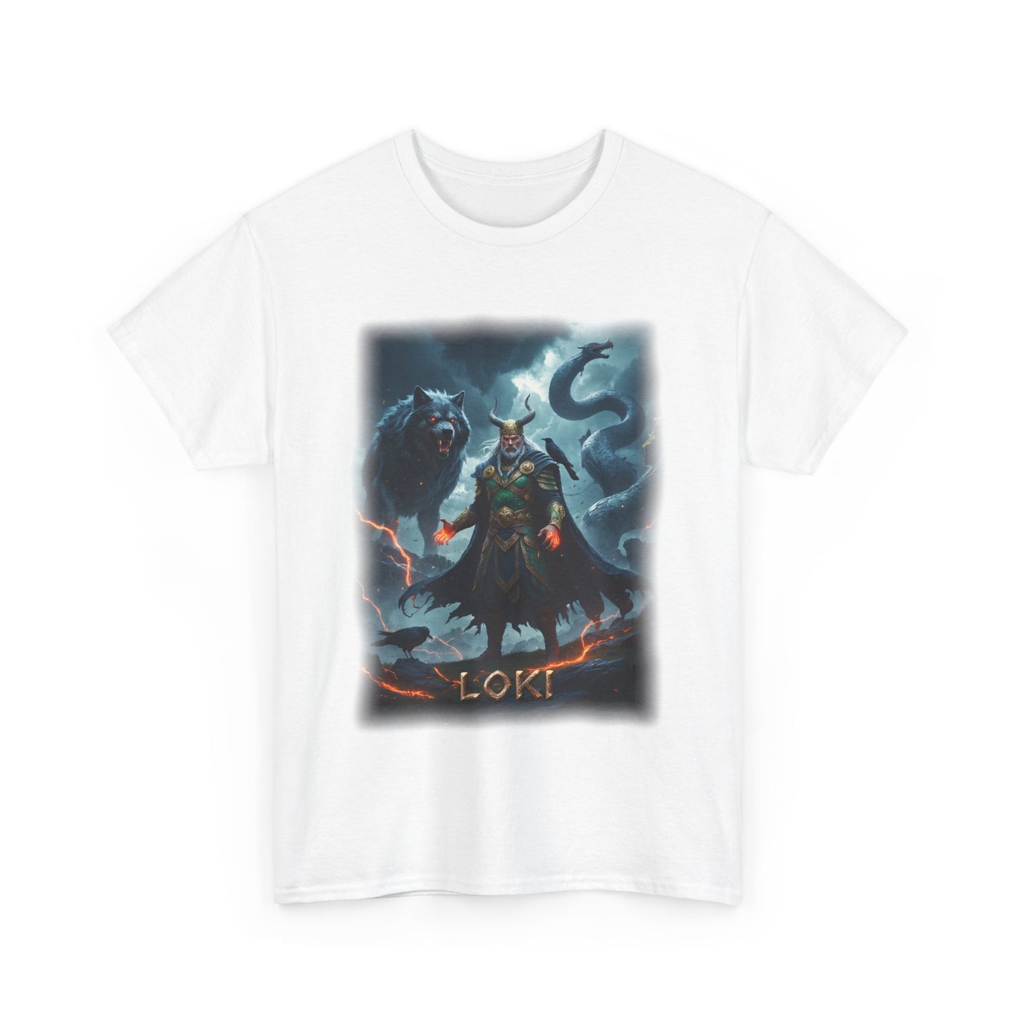 LOKI T-Shirt - Associated with deception, chaos, and change - Norse Mythology