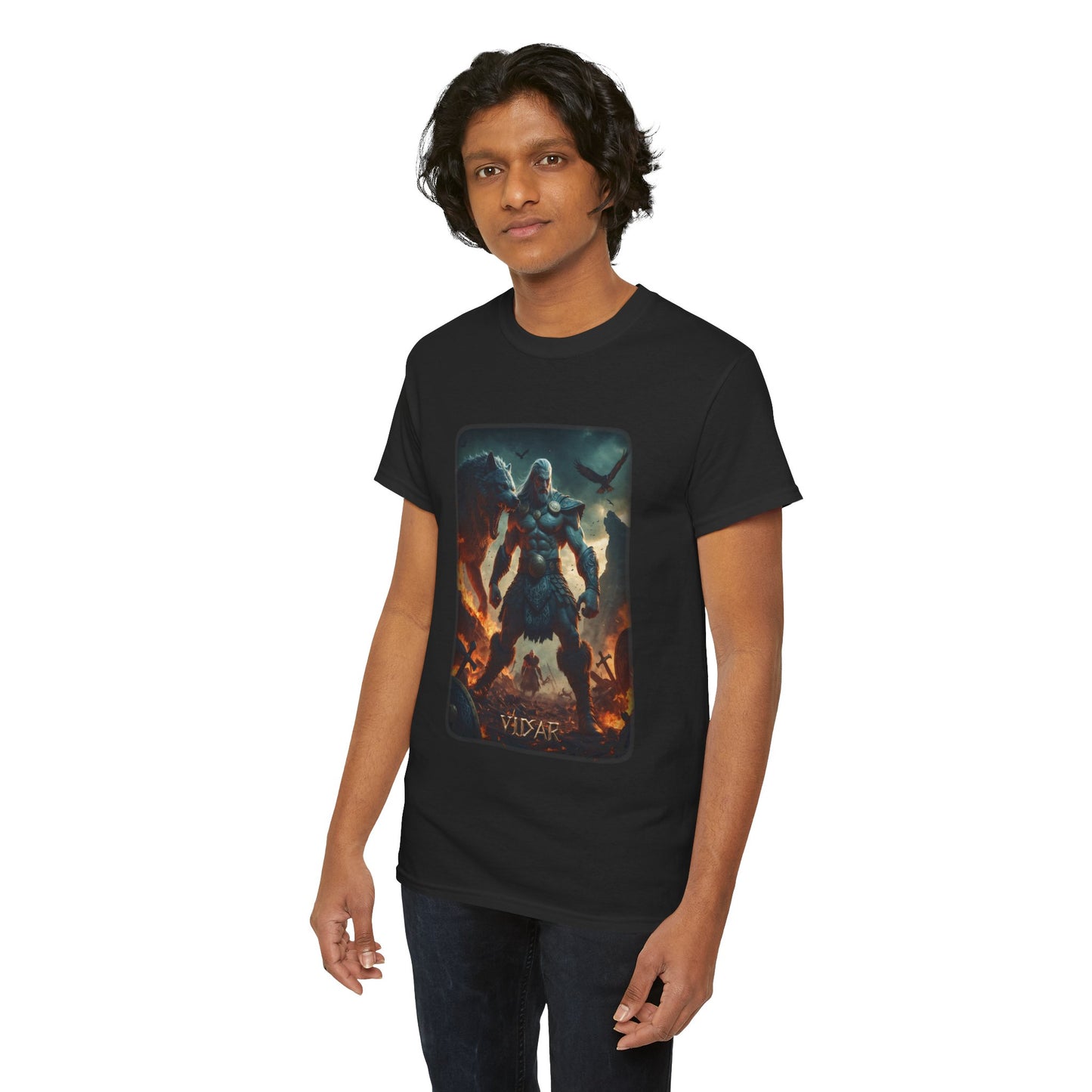 VIDAR T-Shirt - Known as the god of vengeance and silence - Norse Mythology