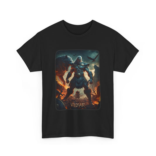 VIDAR T-Shirt - Known as the god of vengeance and silence - Norse Mythology