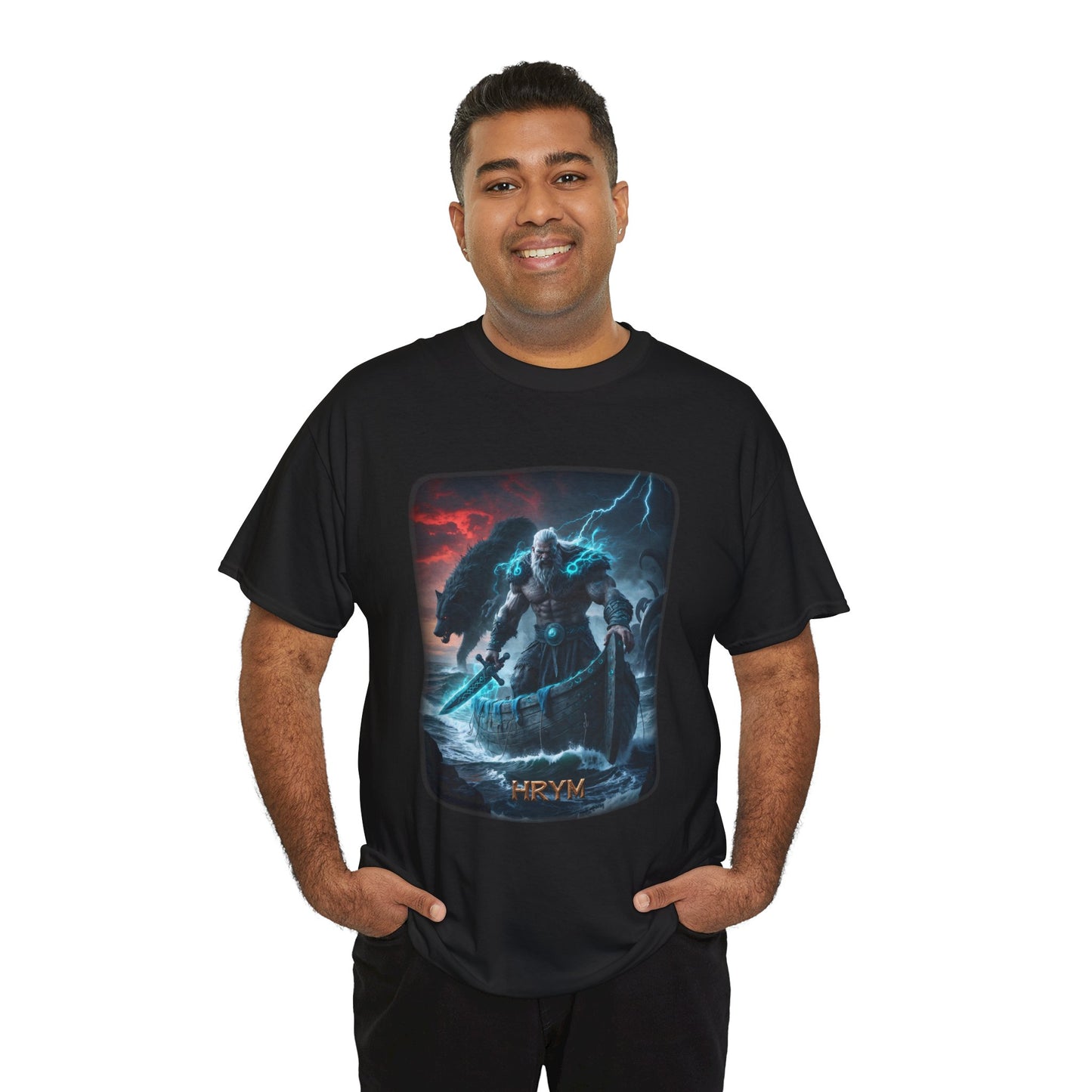 HRYM T-Shirt - Known for his role in Ragnarok - Norse Mythology
