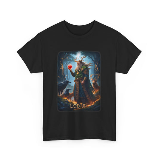 LODUR T-Shirt - Plays a crucial role in the creation of mankind - Norse Mythology