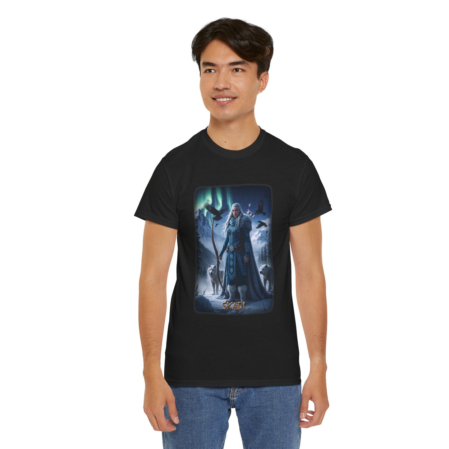 SKADI T-Shirt - Goddess of hunting, winter, and mountains - Norse Mythology